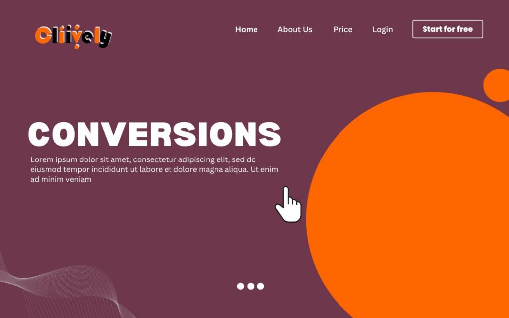 Focus on one conversion per landing page.