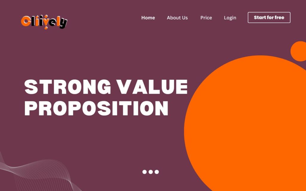List the value of your product or service with strong value proposition statements. offers must match user intent.